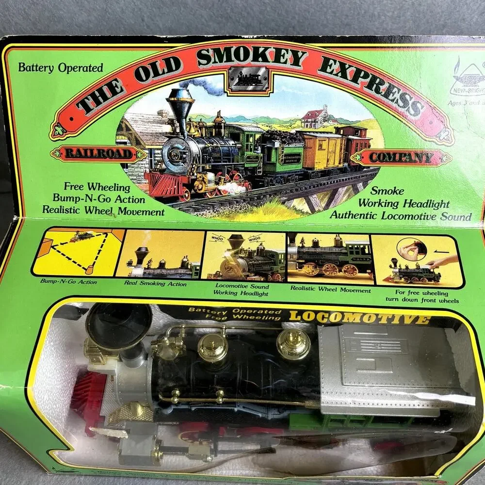The Old Smokey Express Toy Train Locomotive Sealed Box